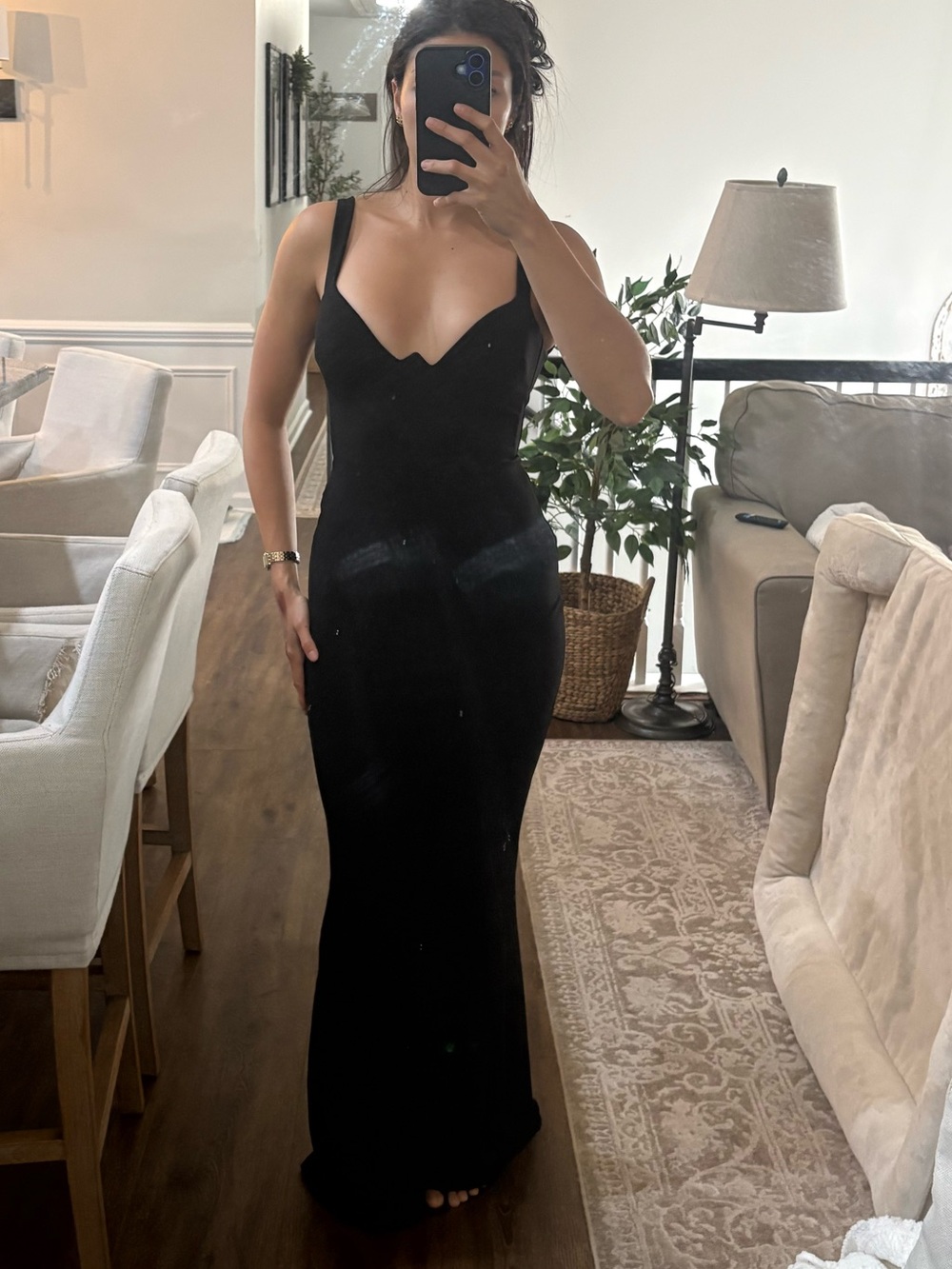 Nookie Romance Gown in BLACK